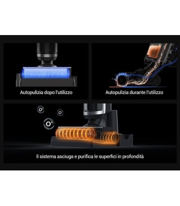 EZVIZ RH2 Aspirapolvere lavapavimenti 3 in 1