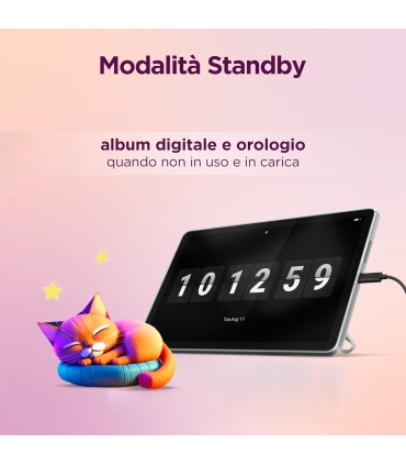 Lenovo Tab  4+128GB WiFi 10.1" Luna Grey + Clear Case ITA